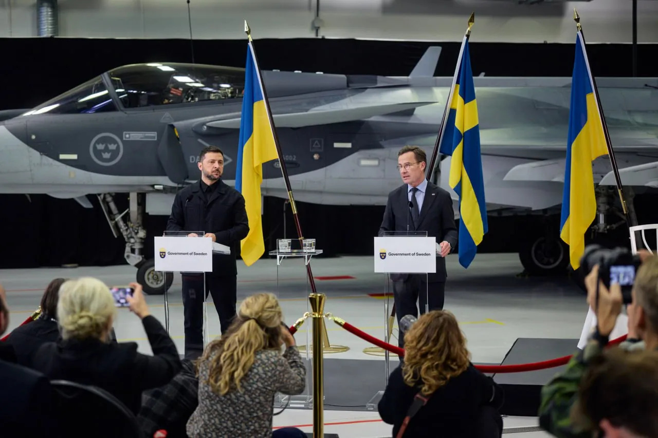 Швеція та Україна домовилися про постачання 150 винищувачів Saab Gripen